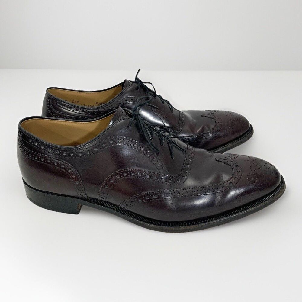Johnston & Murphy Collection Limited Men's Wingtip Dress Shoes Size 12 D Leather